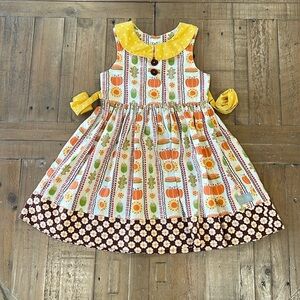 Eleanor rose fall pumpkin Nanette dress